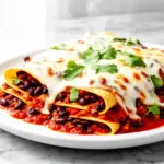 Vegetarian Black Bean Enchilada Bake - featured image