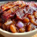 bbq baked beans - featured image