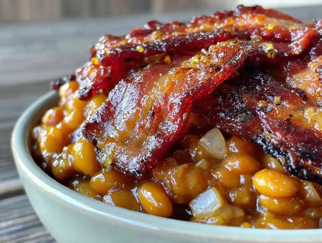 Easy BBQ Baked Beans: Budget-Savory Labor Day Crockpot Recipe 4 bbq baked beans preparation steps
