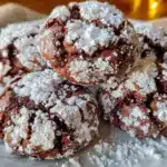 chocolate crinkle cookies - featured image