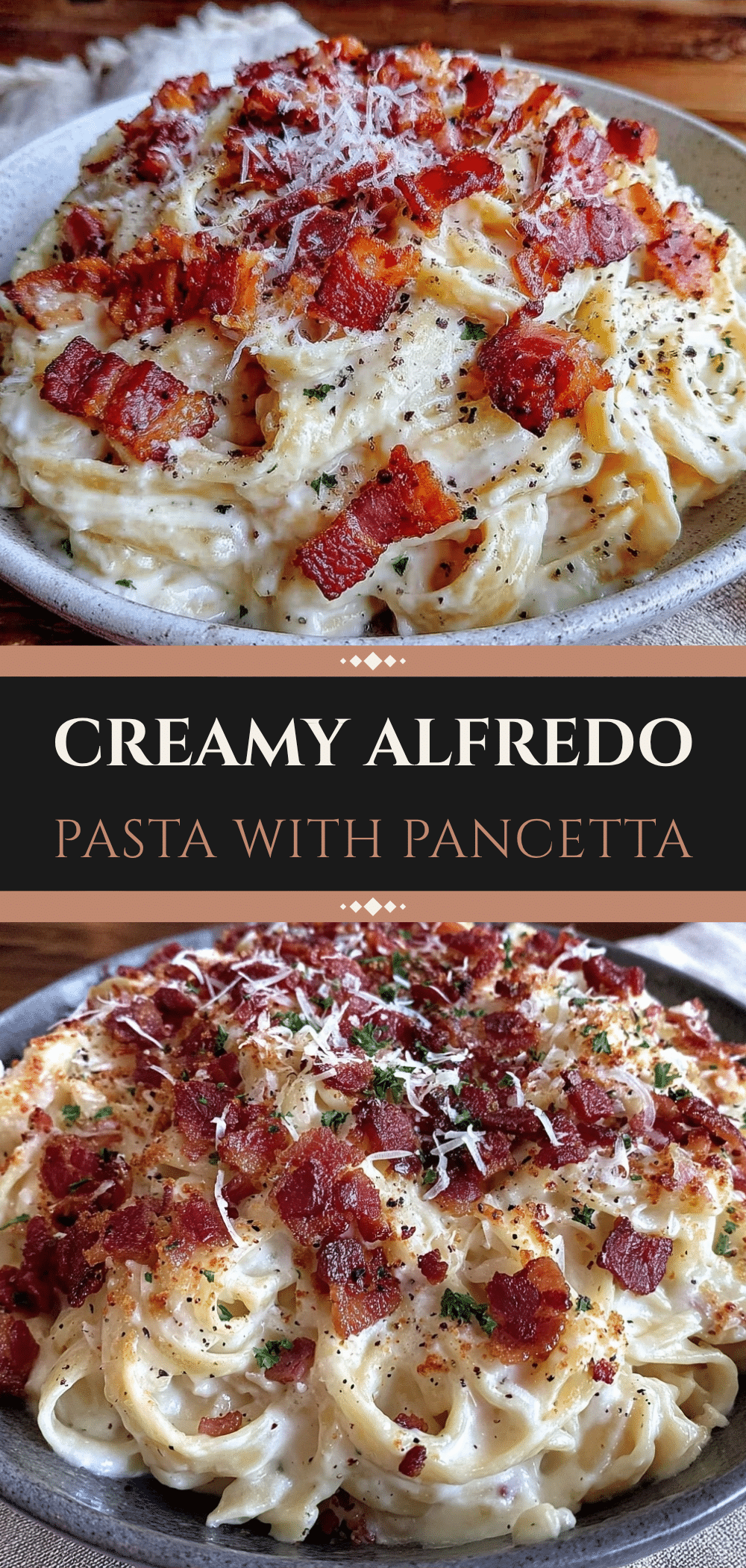 Creamy Alfredo Pasta with Crispy Pancetta for Busy Weeknights 5 creamy alfredo pasta with crispy pancetta recipe