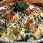 creamy orzo pasta - featured image