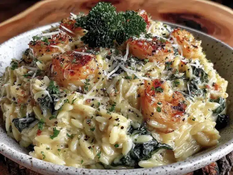Home 2 creamy orzo pasta - featured image