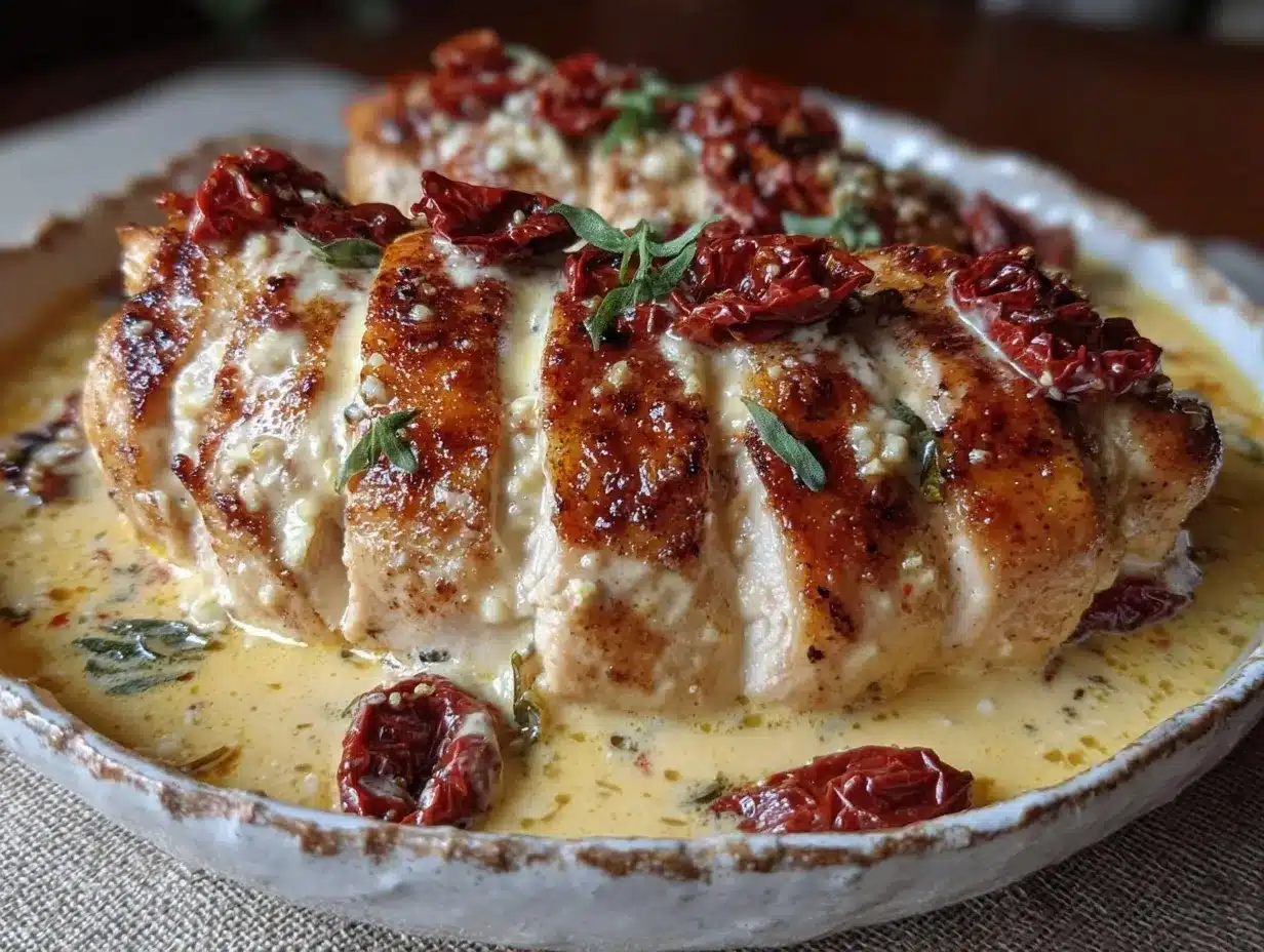 Creamy Tuscan Chicken: Easy Budget-Family Dinner 4 creamy Tuscan chicken preparation steps