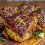 crispy baked chicken thighs - featured image
