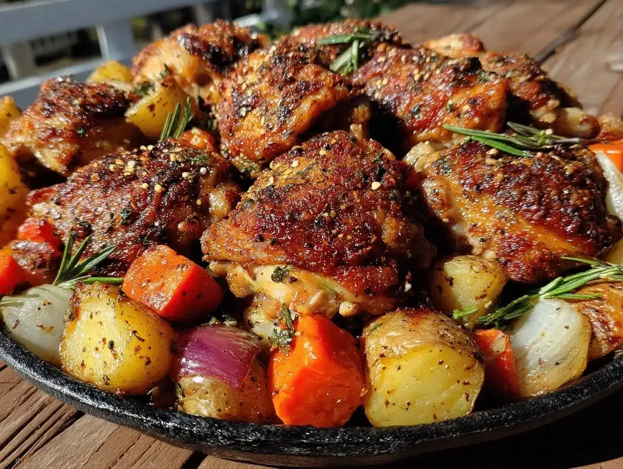 Crispy Sheet Pan Chicken Dinner: 1-2 Pan Family Meal 4 crispy sheet pan chicken dinner preparation steps