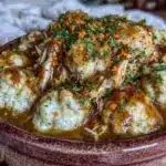 crockpot chicken and dumplings - featured image