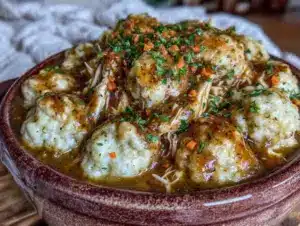 crockpot chicken and dumplings - featured image
