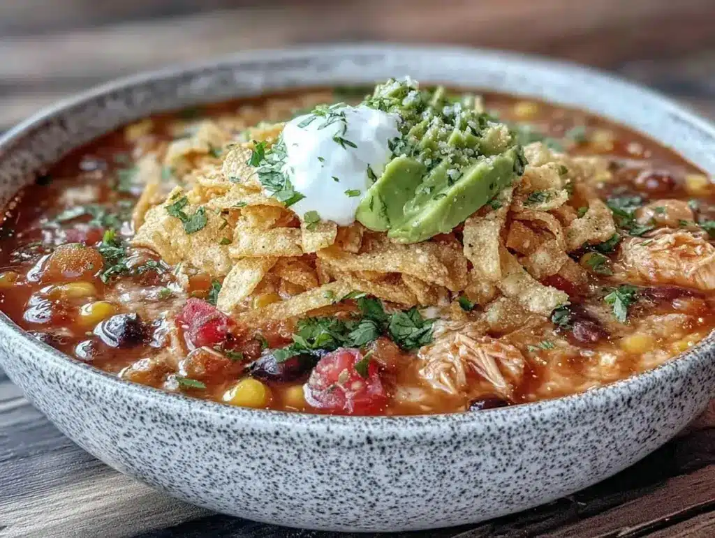 crockpot chicken tortilla soup - featured image