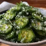 end of summer cucumber salad - featured image