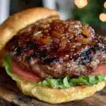 end of summer grilled ground beef burgers - featured image
