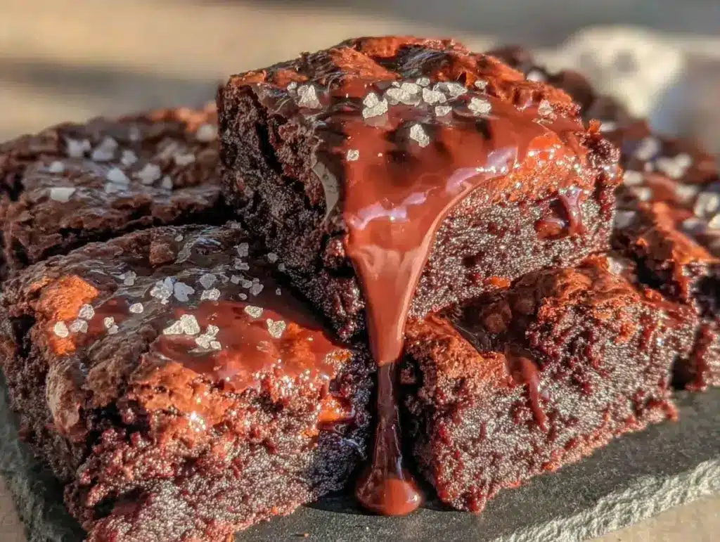 fudgy brownie bars - featured image