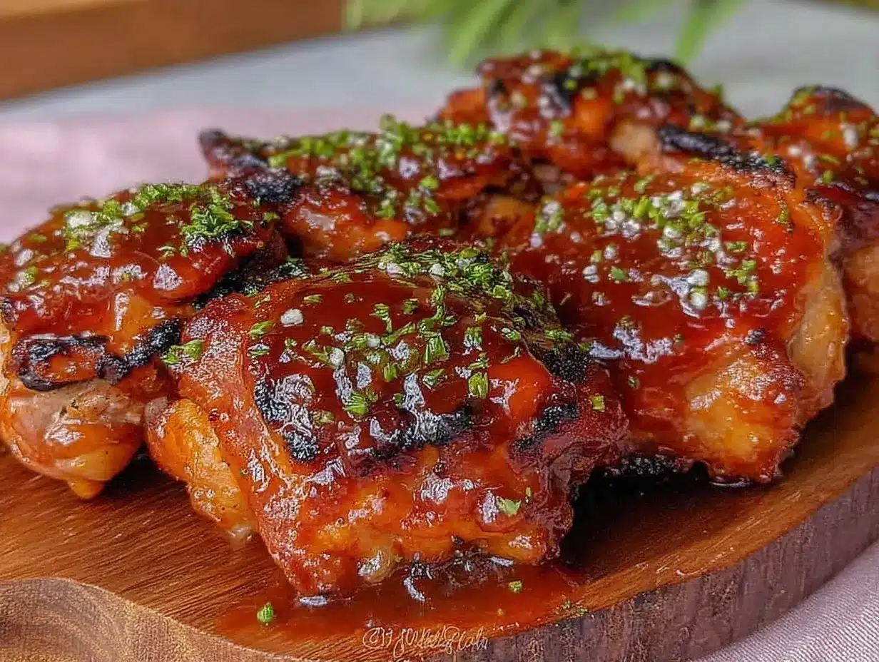 Grilled BBQ Chicken Thighs: Easy Budget Summer Meal 4 grilled BBQ chicken thighs preparation steps