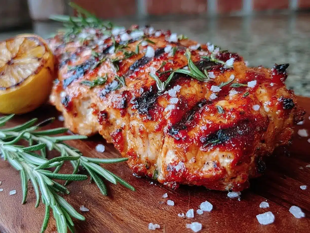 Grilled Chicken Breast: Easy Charred Lemon Dinner 4 grilled chicken breast preparation steps