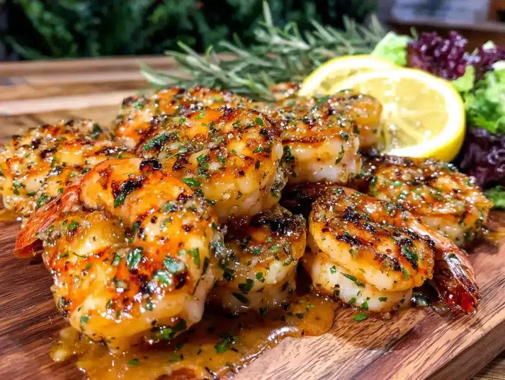 Grilled Shrimp with Lemon Herb Sauce - featured image