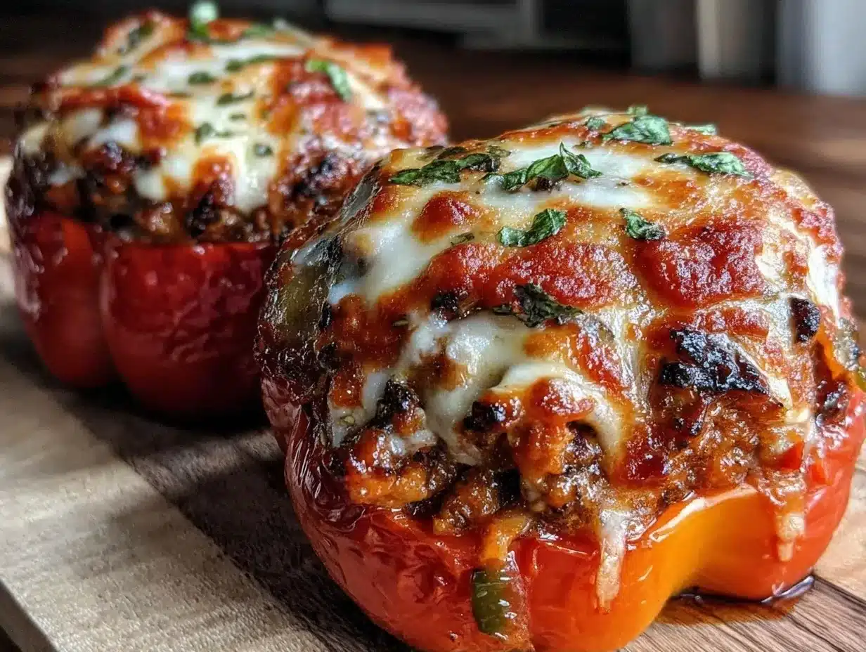 Ground Turkey Stuffed Peppers: 6 Ingredients, Budget-Friendly Dinner 4 ground turkey stuffed peppers preparation steps