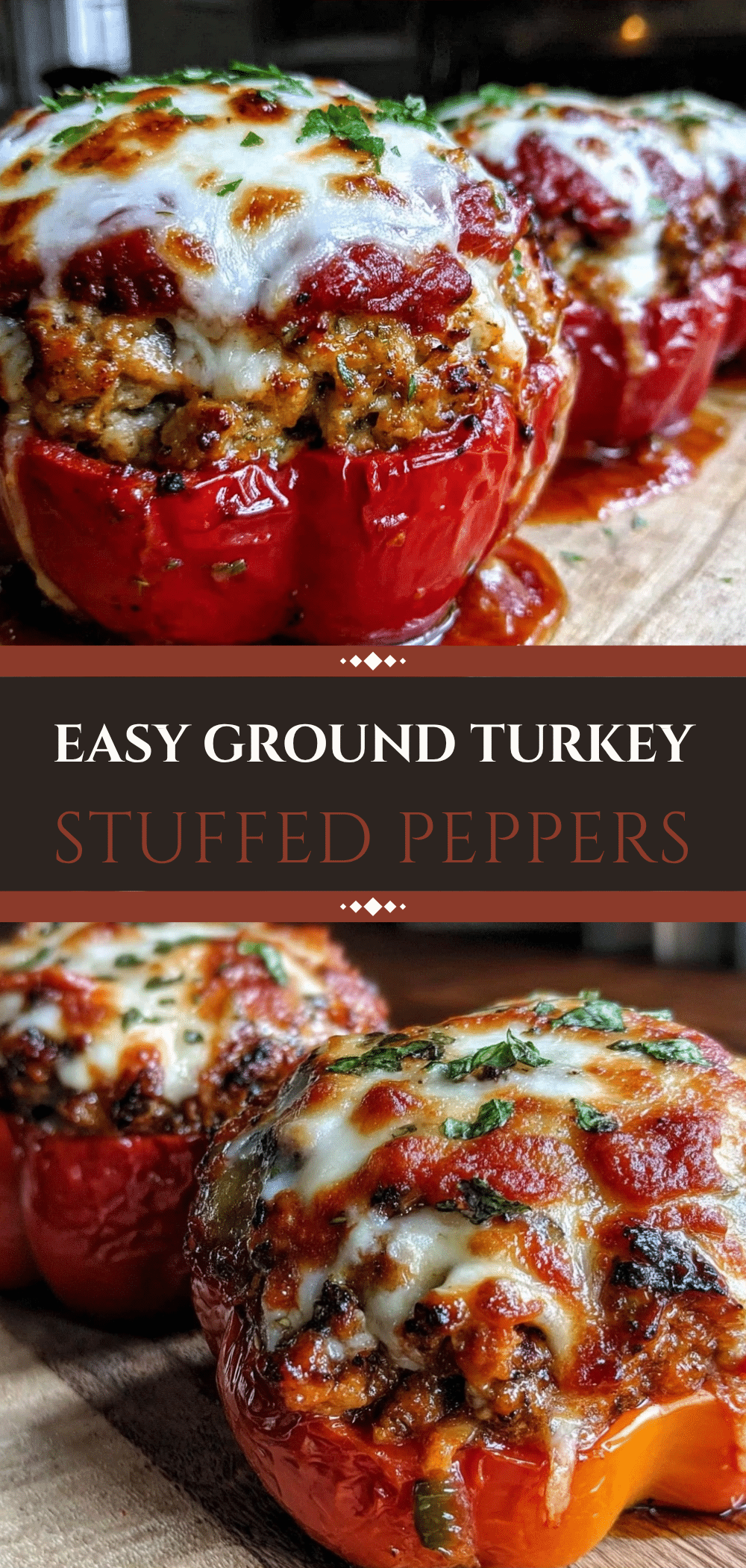 Ground Turkey Stuffed Peppers: 6 Ingredients, Budget-Friendly Dinner 5 ground turkey stuffed peppers recipe