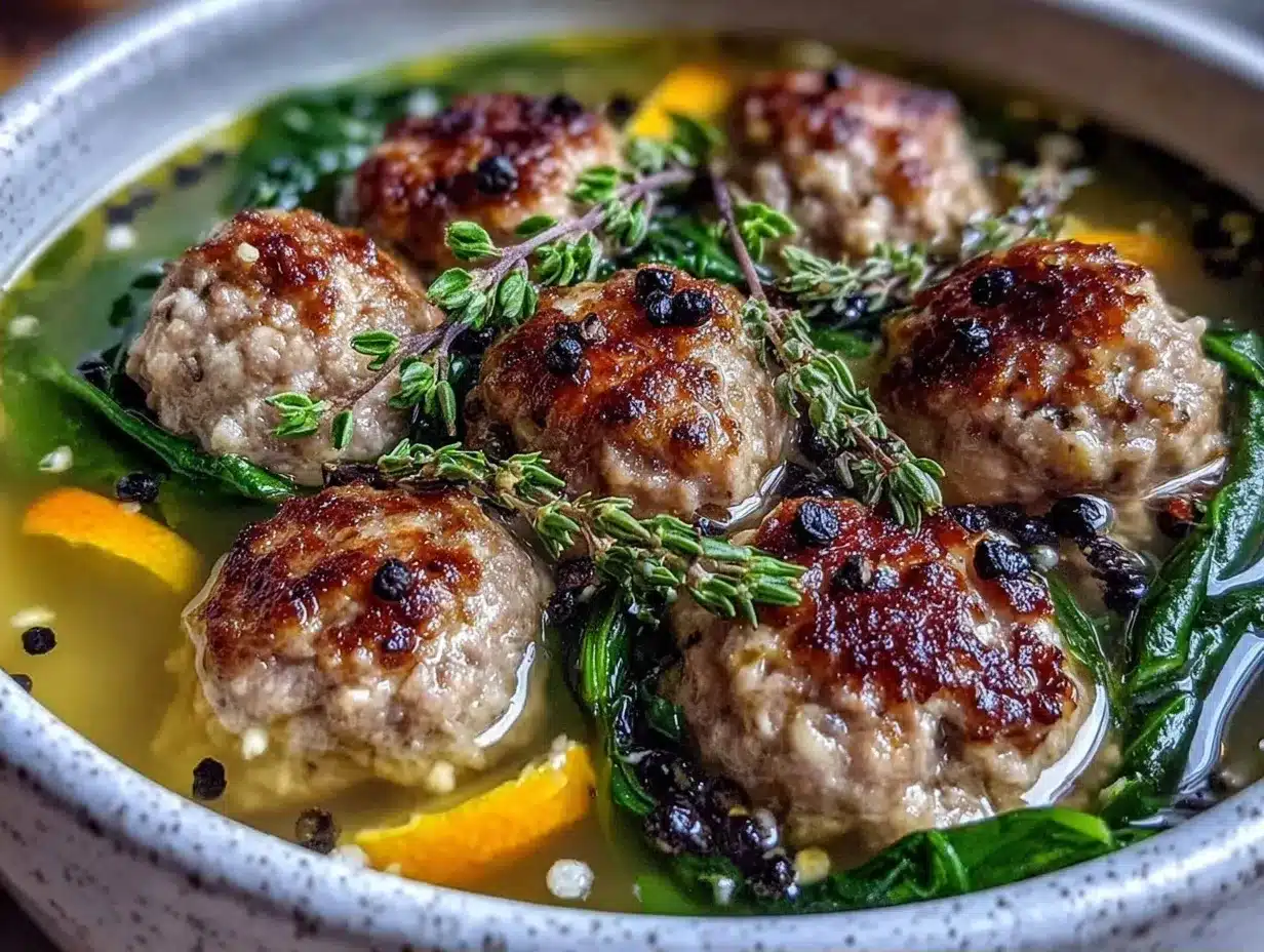 Healthy Turkey Meatball Soup: 5-Ingredient Easy Family Meal 4 healthy turkey meatball soup preparation steps