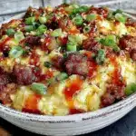 High Protein Egg & Turkey Sausage Bowl - featured image
