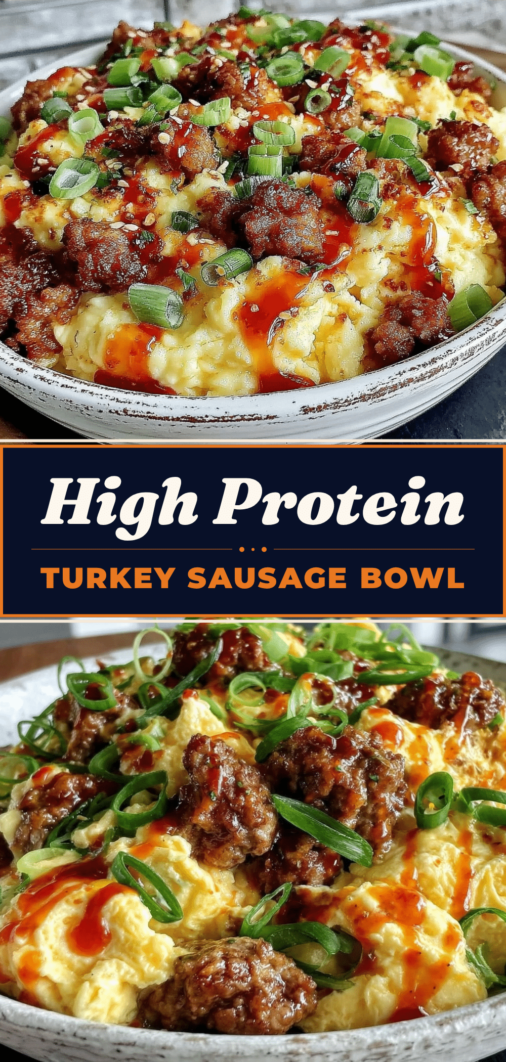 High Protein Egg & Turkey Sausage Bowl: 5-Ingredient Family Meal 5 High Protein Egg & Turkey Sausage Bowl recipe