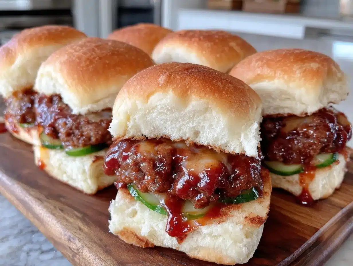 Labor Day BBQ Ground Beef Sliders: Easy Summer Party Food 4 Labor Day BBQ Ground Beef Sliders preparation steps