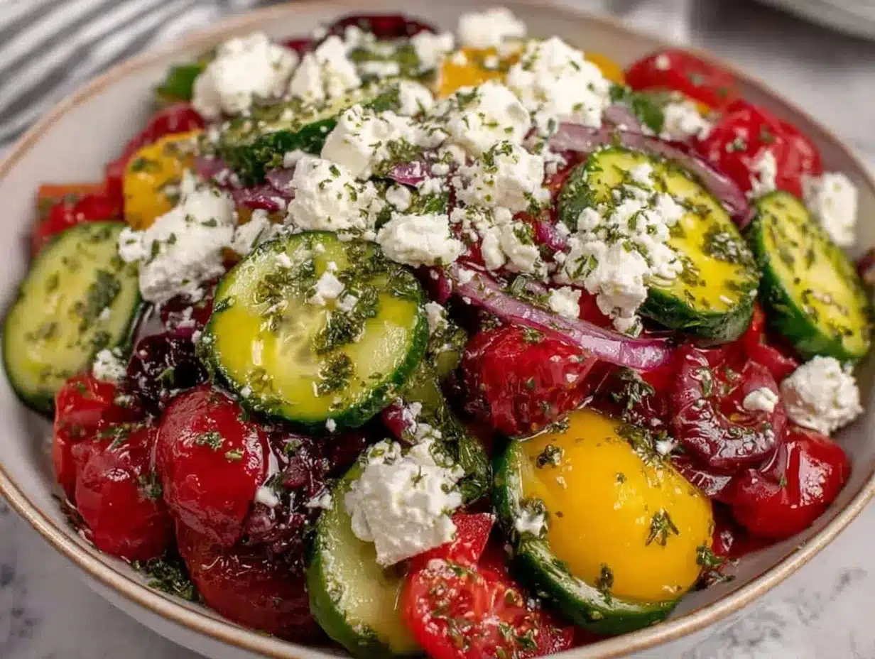 Labor Day Cucumber Tomato Salad: Cheap & Easy 4 labor day cucumber tomato salad preparation steps