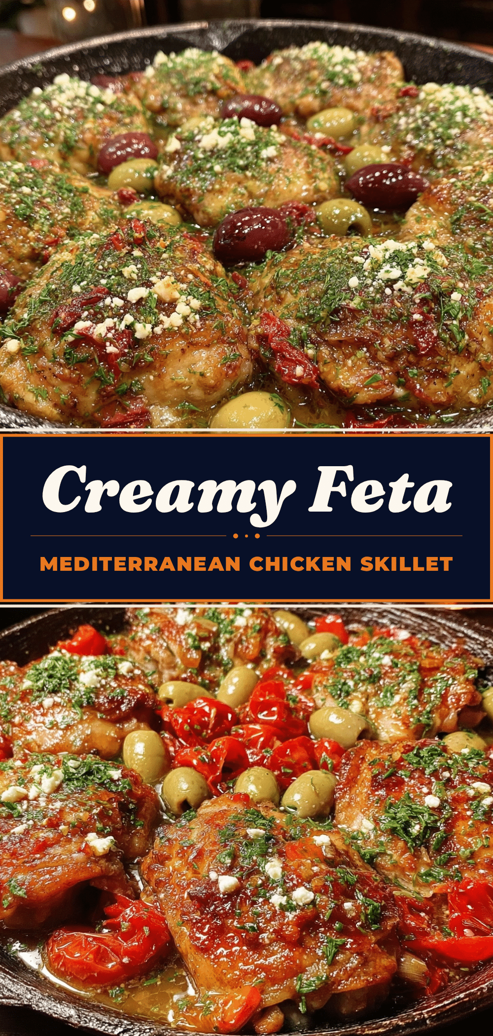 Mediterranean Chicken Skillet: 3-Ingredient Family Meal 5 Mediterranean Chicken Skillet recipe