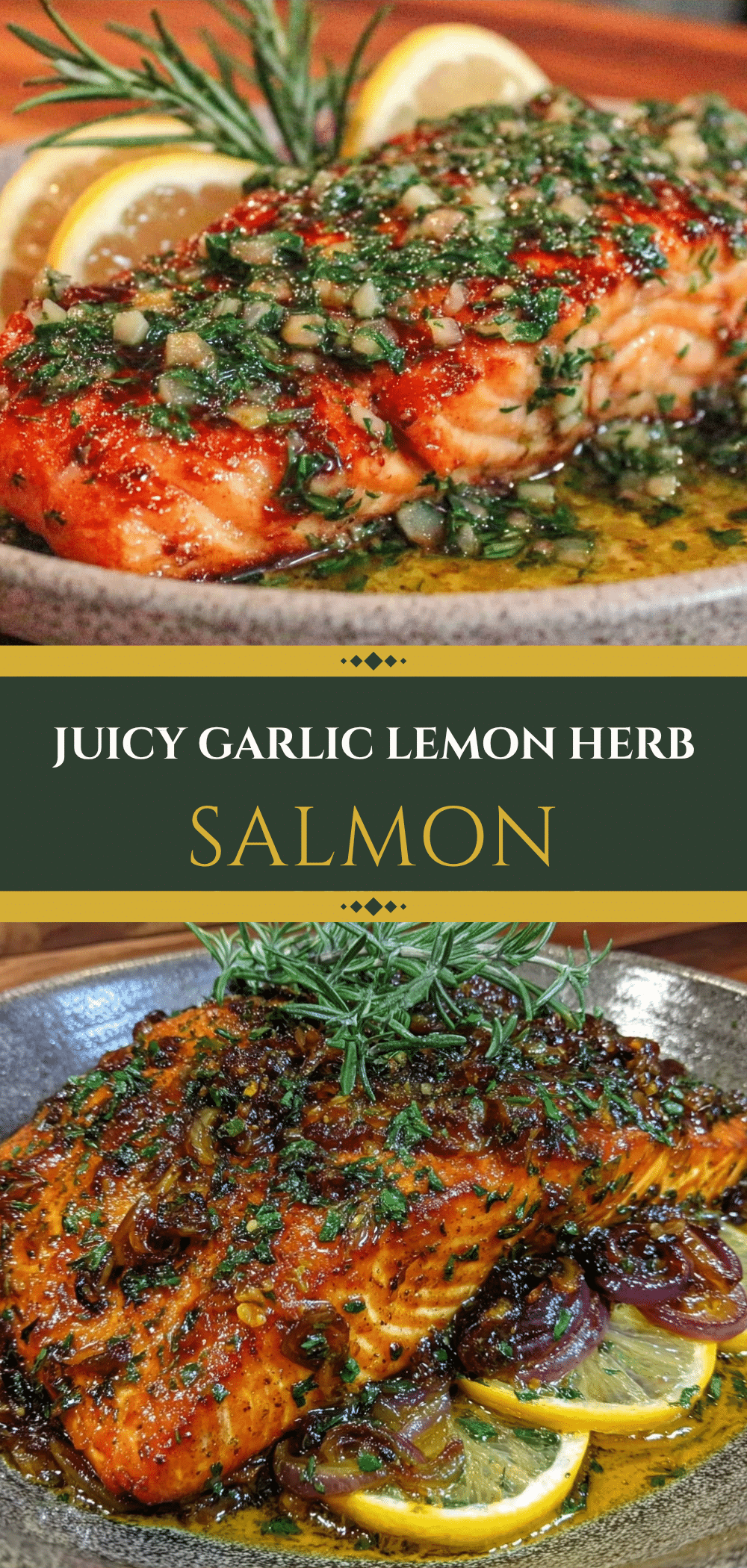 Mediterranean Salmon with Garlic Lemon Herb Sauce: Easy Family Dinner 5 Mediterranean Salmon with Garlic Lemon Herb Sauce recipe
