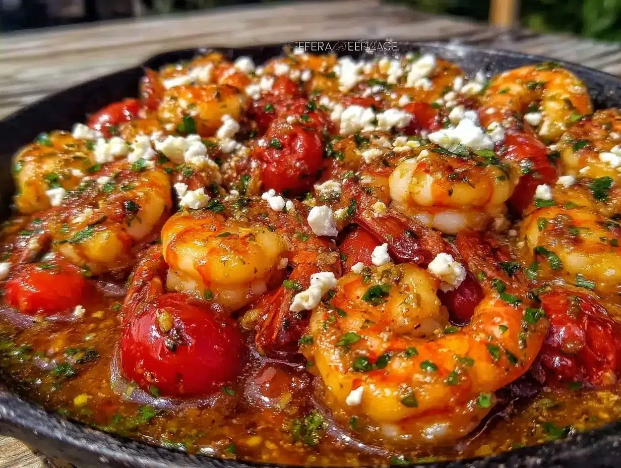 Mediterranean Shrimp Skillet: Budget-Friendly Family Dinner 4 Mediterranean shrimp skillet preparation steps
