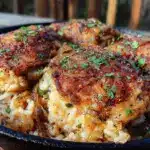 one pan chicken rice - featured image