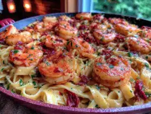 one-pot shrimp pasta - featured image