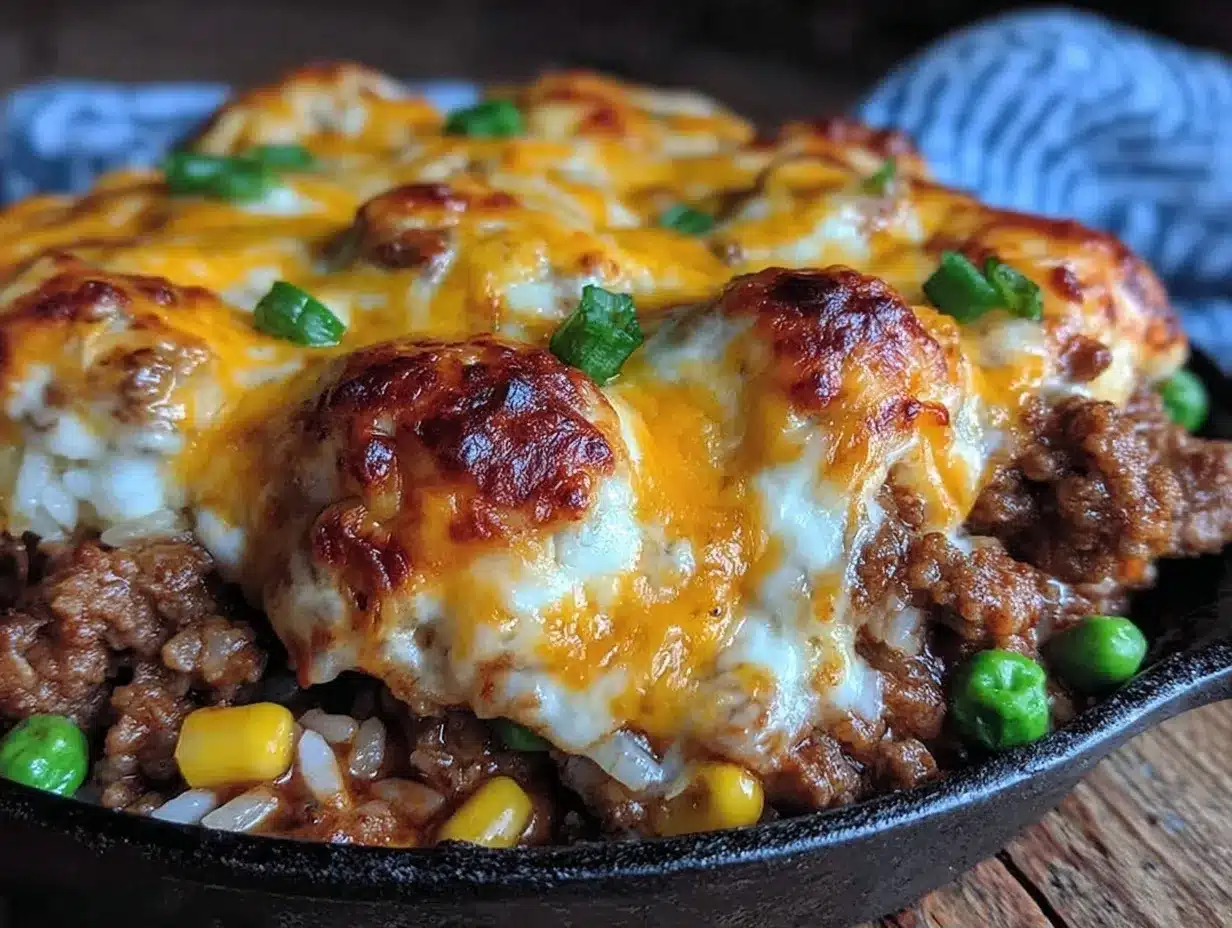 Sheet Pan Ground Beef and Rice Skillet: 5-Ingredient Budget Dinner 4 Sheet Pan Ground Beef and Rice Skillet preparation steps