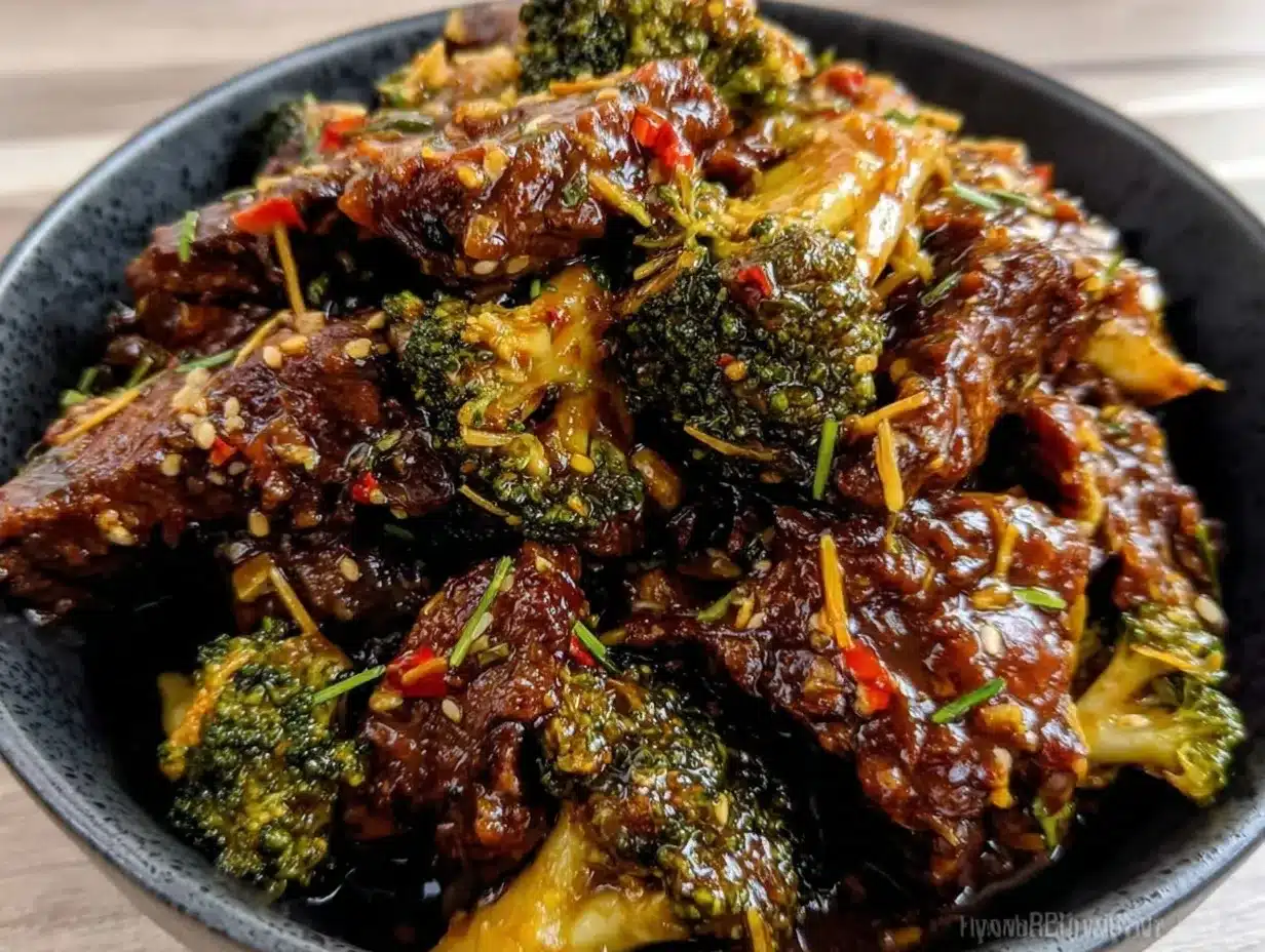 Slow Cooker Beef and Broccoli: Easy Family Dinner 4 slow cooker beef and broccoli preparation steps