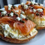 smoked salmon bagels - featured image