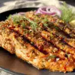 smoky grilled salmon - featured image