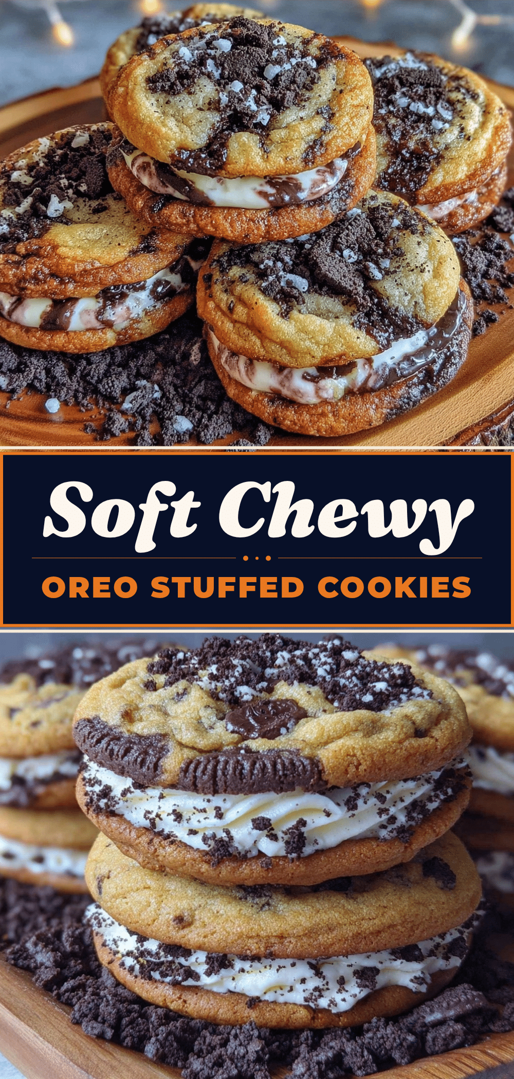 Soft Oreo Stuffed Cookies: Easy Family Recipe 5 Soft Oreo Stuffed Cookies recipe