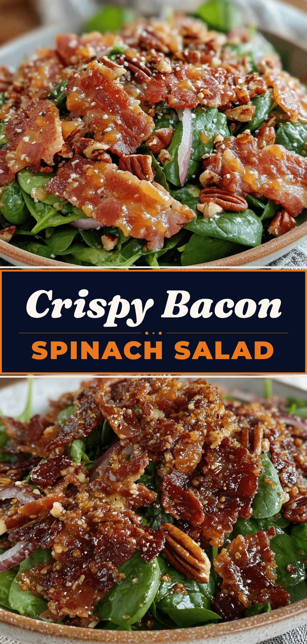 Spinach Salad with Warm Bacon Vinaigrette: Budget-Family Dinner 5 spinach salad with warm bacon vinaigrette recipe