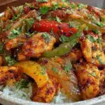 Air Fryer Chicken Fajita Bowls - featured image