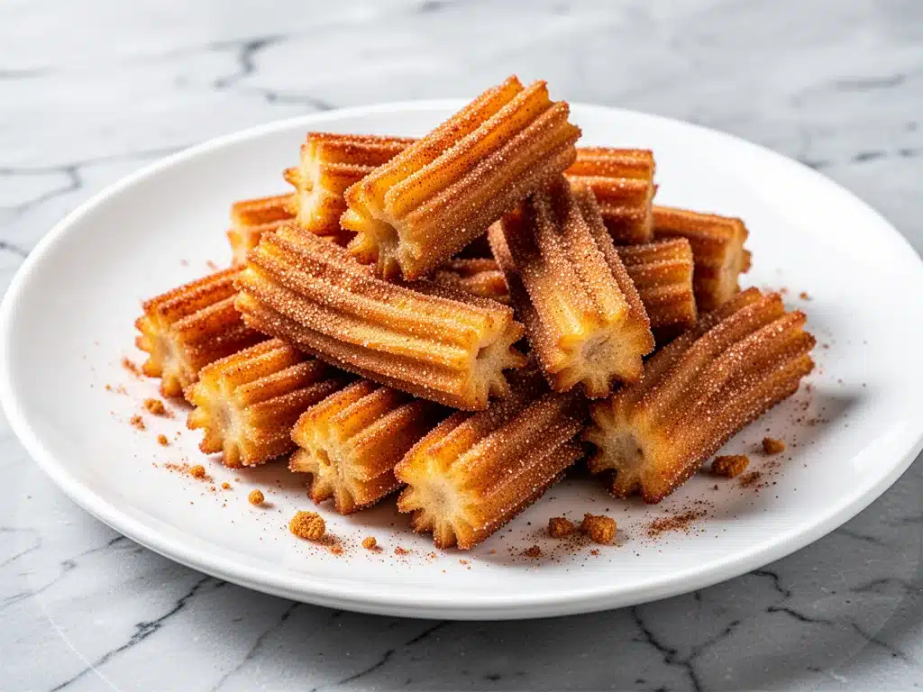 Air Fryer Cinnamon Sugar Churro Bites - featured image