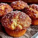 apple cider doughnut muffins - featured image