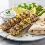 authentic Greek chicken souvlaki - featured image
