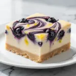 blueberry lemon cheesecake bars - featured image