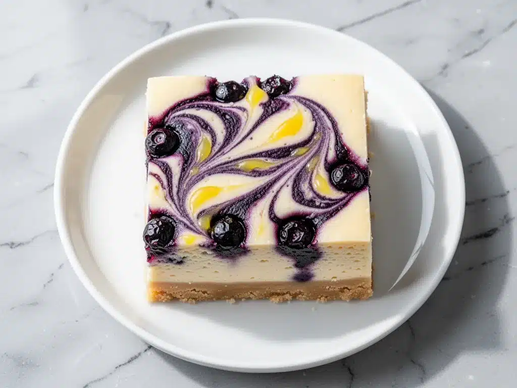 Blueberry Lemon Cheesecake Bars: Best 4-Ingredient Shortbread 4 blueberry lemon cheesecake bars preparation steps