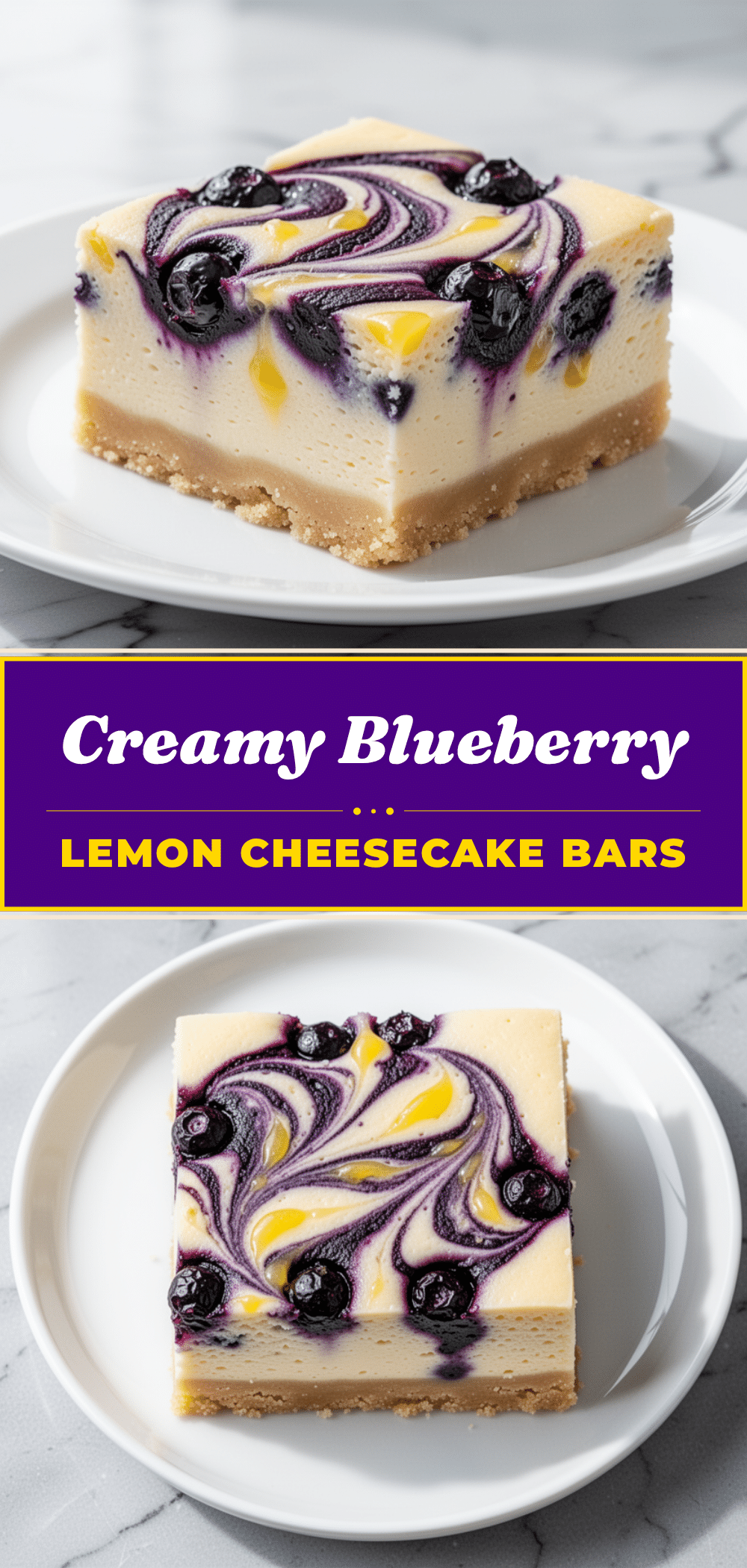 Blueberry Lemon Cheesecake Bars: Best 4-Ingredient Shortbread 5 blueberry lemon cheesecake bars recipe