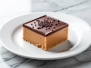 Buckeye Peanut Butter Fudge Squares - featured image