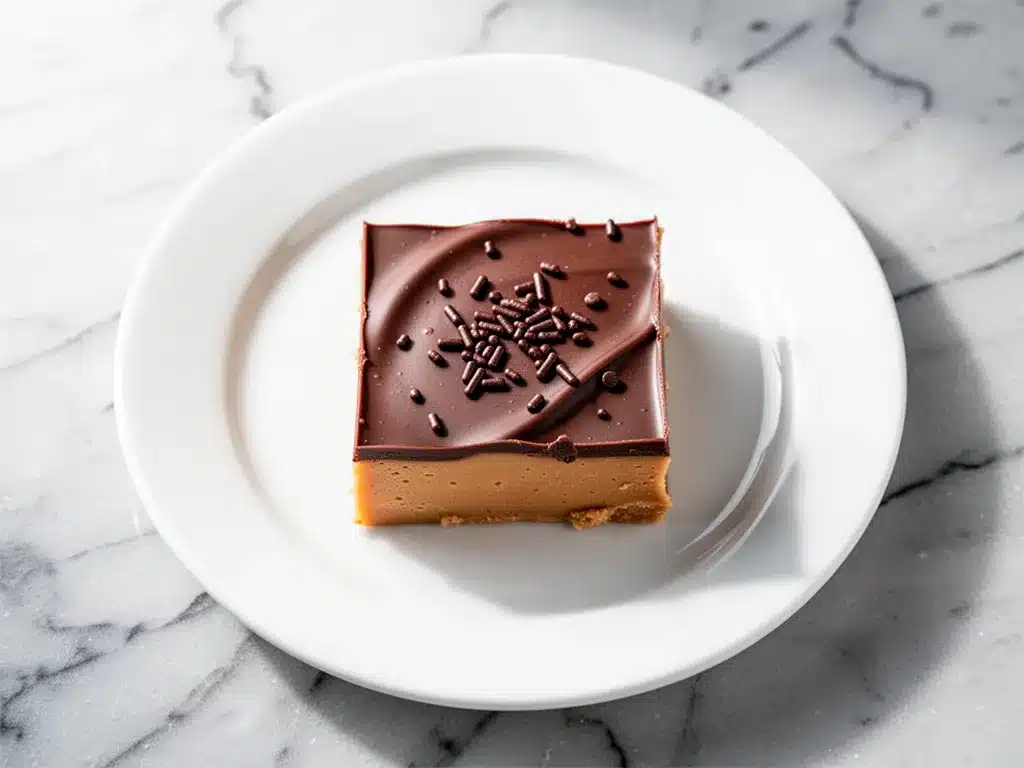 Football Season Buckeye Peanut Butter Fudge Squares: Easy Game Day Recipe 4 Buckeye Peanut Butter Fudge Squares preparation steps