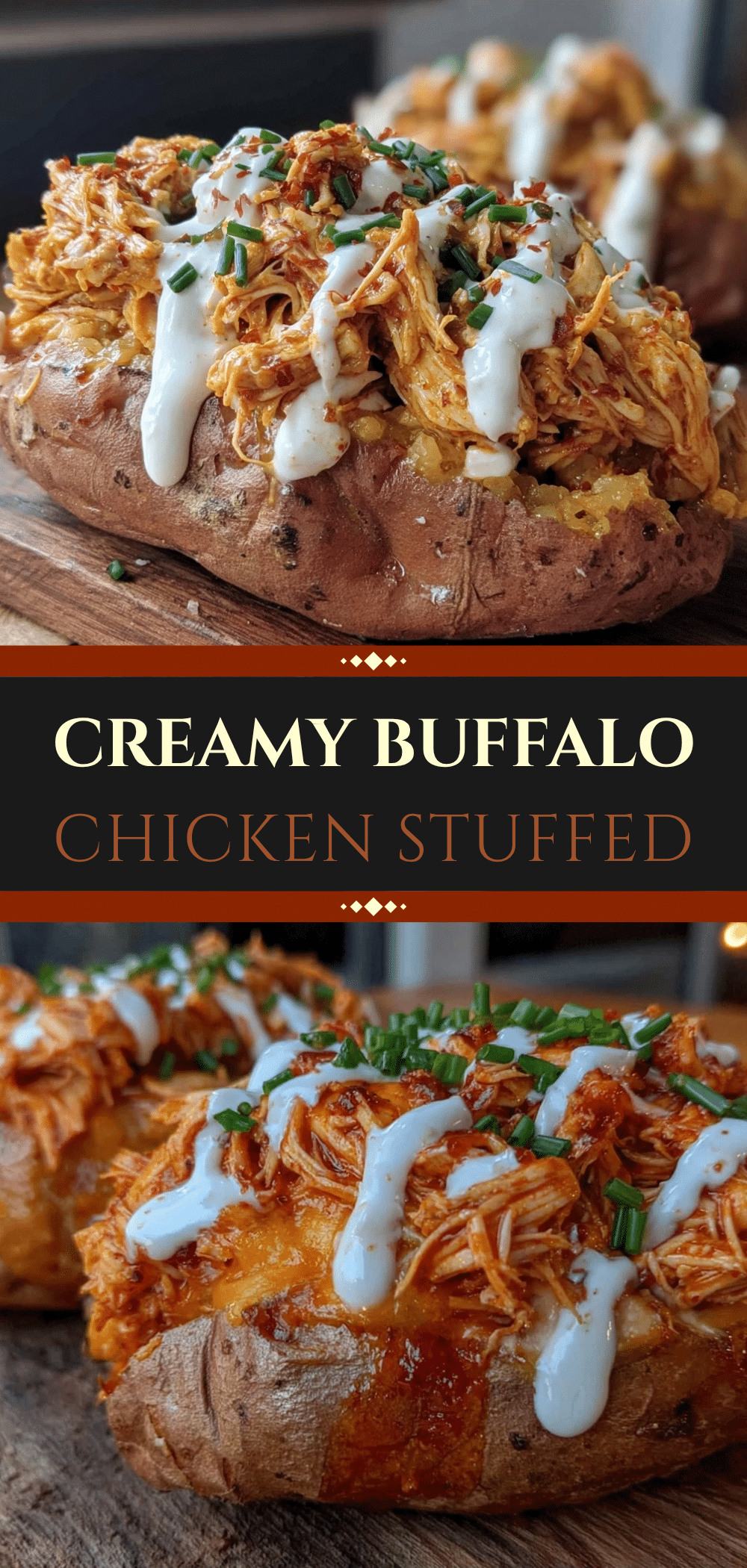 Buffalo Chicken Stuffed Sweet Potatoes: Perfect Small-Batch Meal 5 buffalo chicken stuffed sweet potato recipe