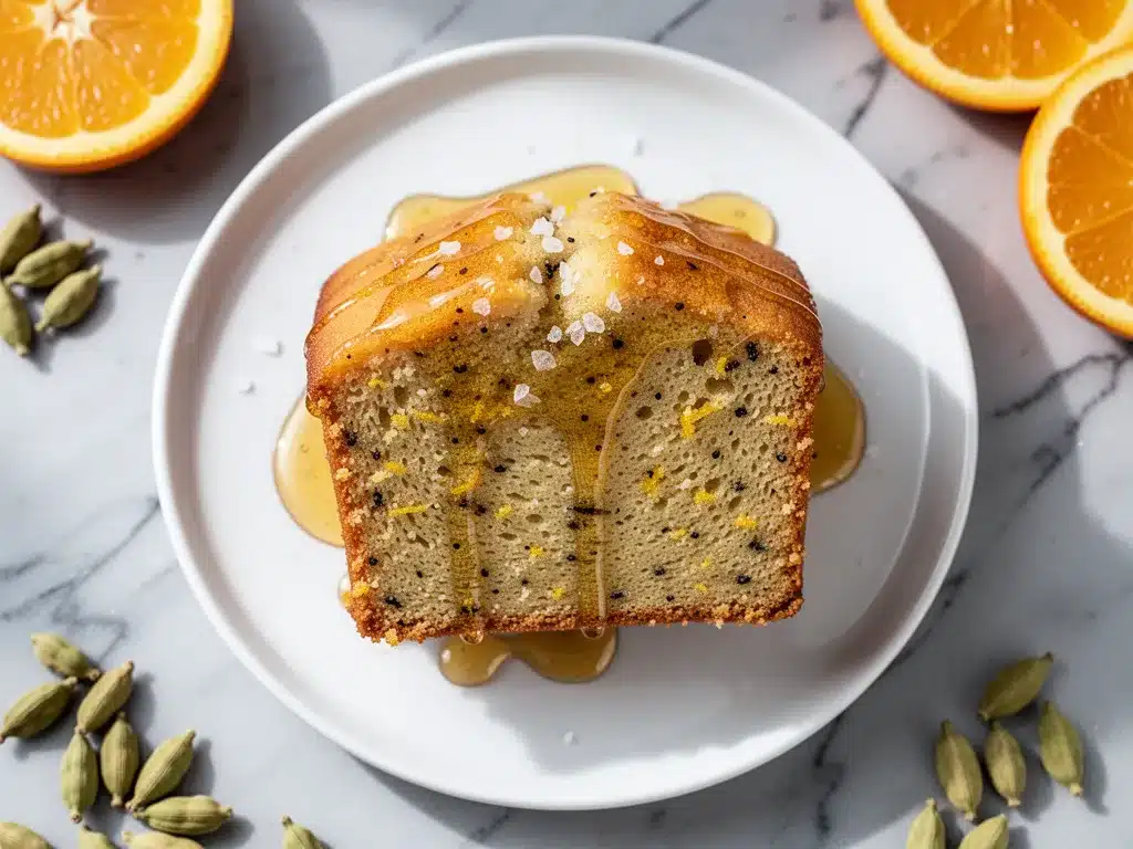 Cardamom Orange Olive Oil Cake: 5-Ingredient Honey Glaze 4 cardamom orange olive oil cake preparation steps