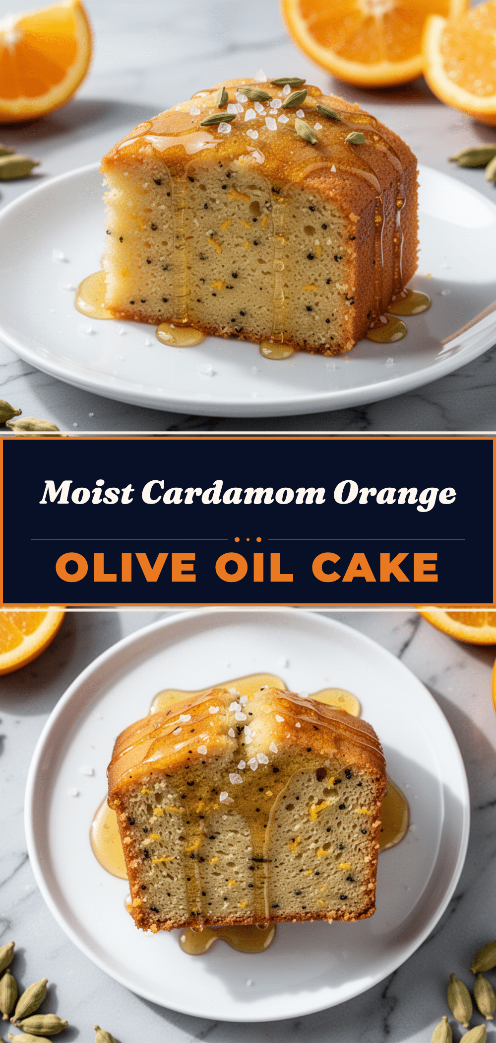 Cardamom Orange Olive Oil Cake: 5-Ingredient Honey Glaze 5 cardamom orange olive oil cake recipe