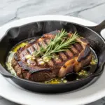 Cast Iron Garlic Butter Ribeye - featured image